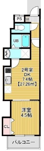 サザンクロス東千葉の間取り