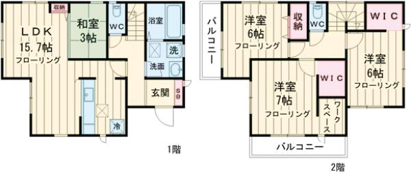Kolet昭島#02の間取り