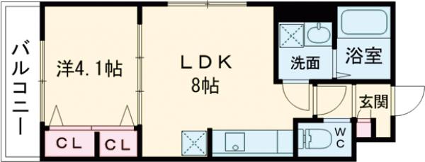 オルタンシアキューブの間取り