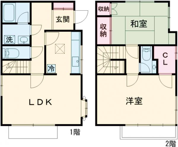 ヒルトップ大岡山(戸建)の間取り