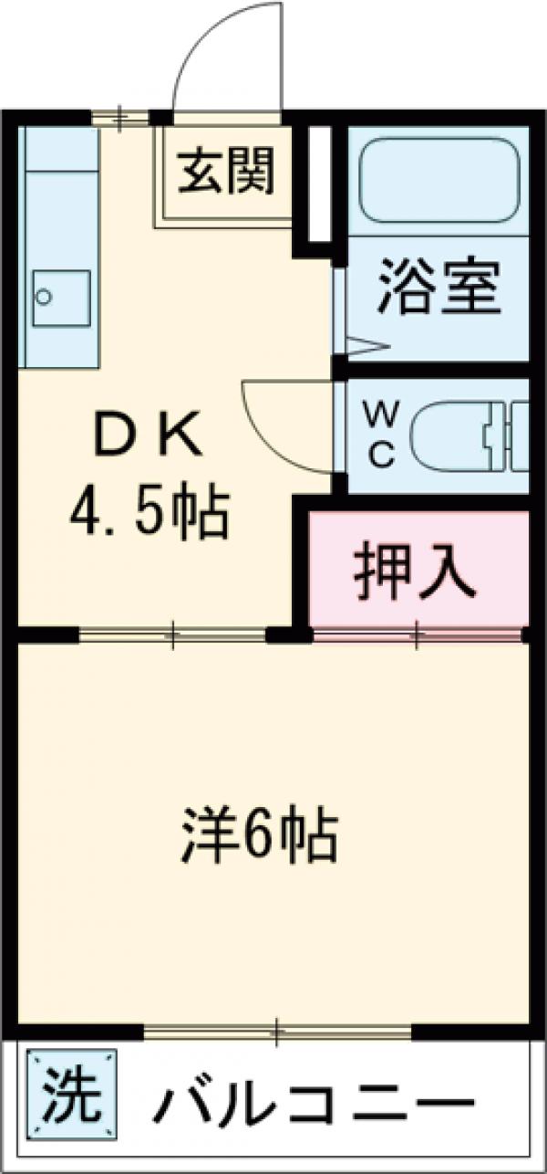 カルム深大寺の間取り