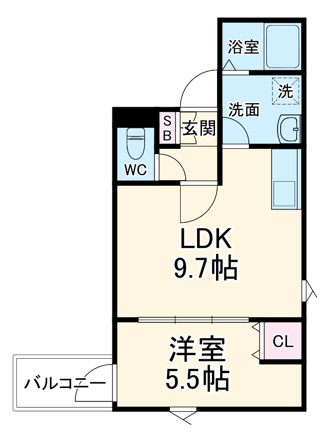 La-Crea蛍池東町の間取り