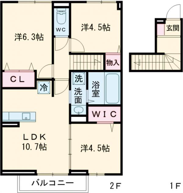 Gold Forestの間取り