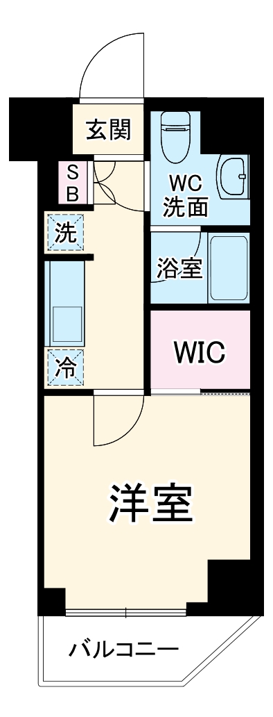 RELUXIA横濱吉野町Ⅲの間取り
