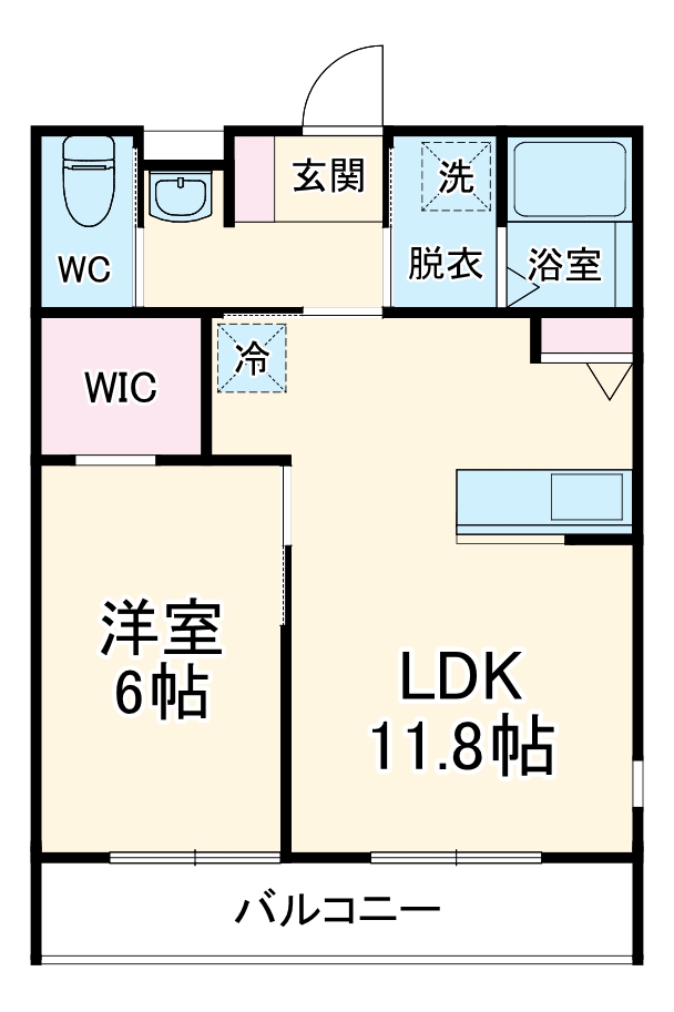 Maison de Chambreの間取り