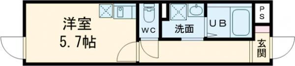 ピースフルパレス世田谷の間取り