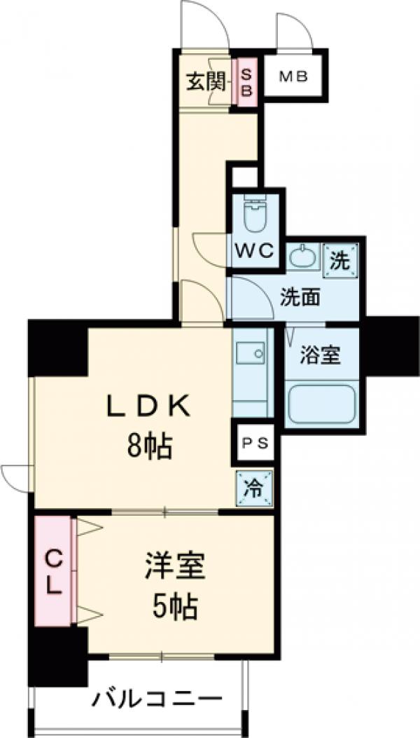 グランデュール富士の間取り