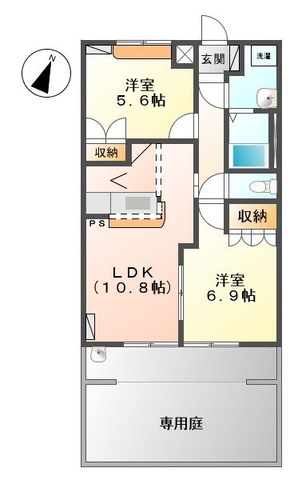 A・HコンフォータブルA棟の間取り
