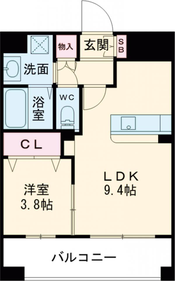 LIBTH南福岡の間取り