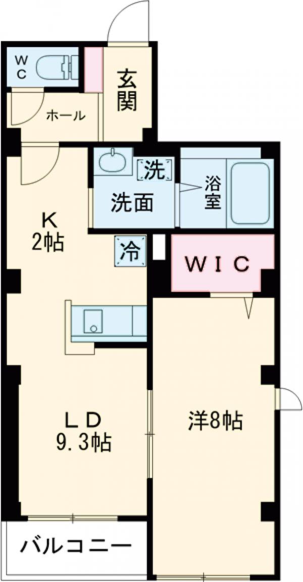 シェルクレール松庵の間取り