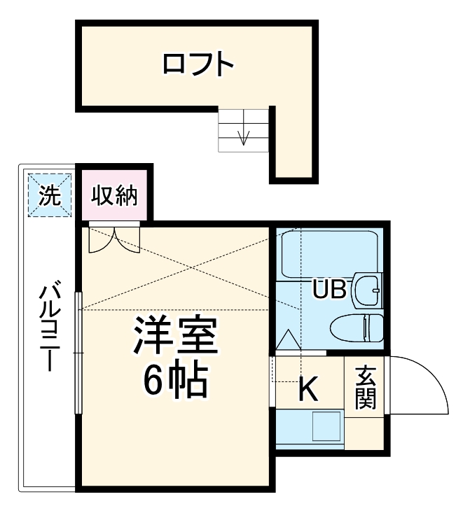 ミキハイツの間取り