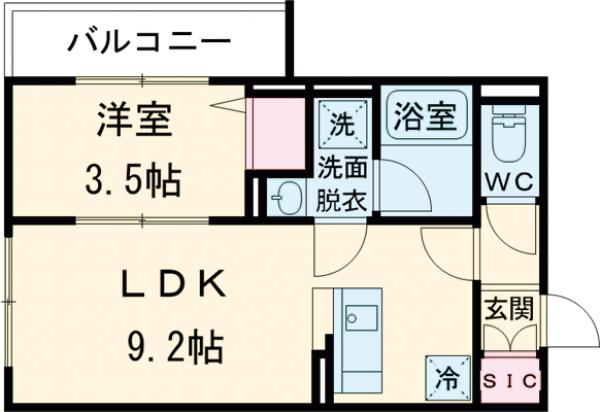 プロスタイルウェルス下井草の間取り