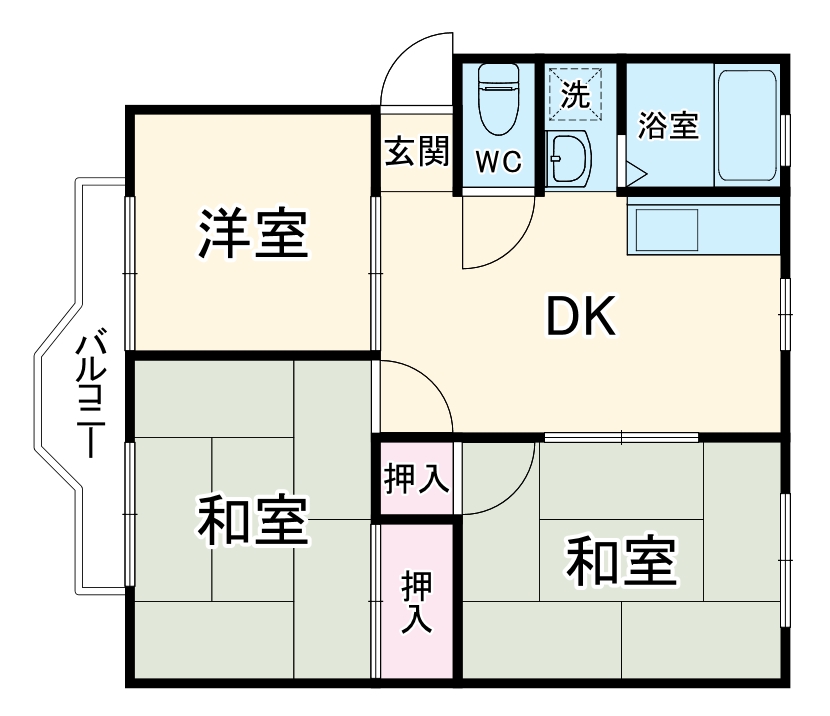 サニ・プラーザ大崎台 D棟の間取り