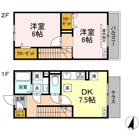 アイナハウスの間取り