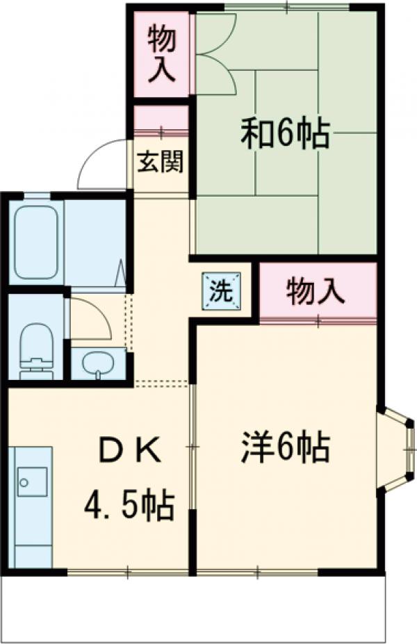 クレサンベールの間取り
