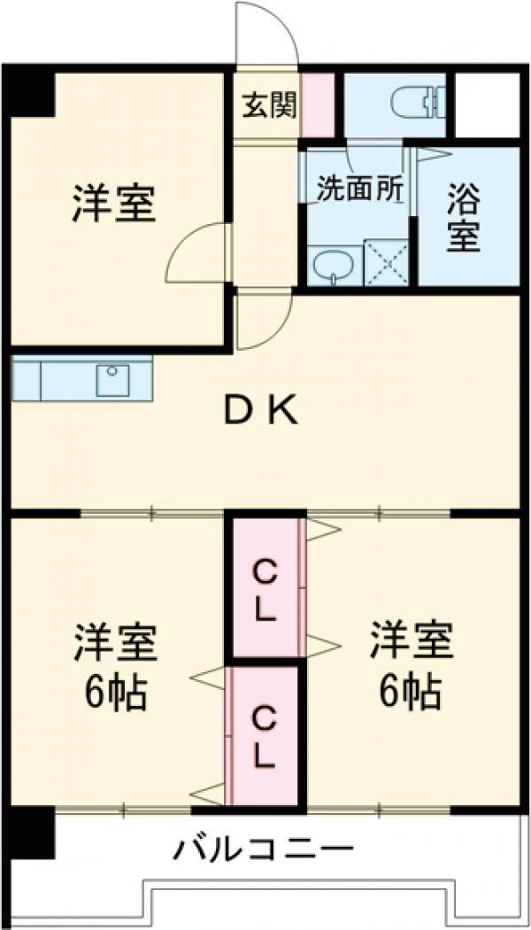 プレヴュー吾妻の間取り