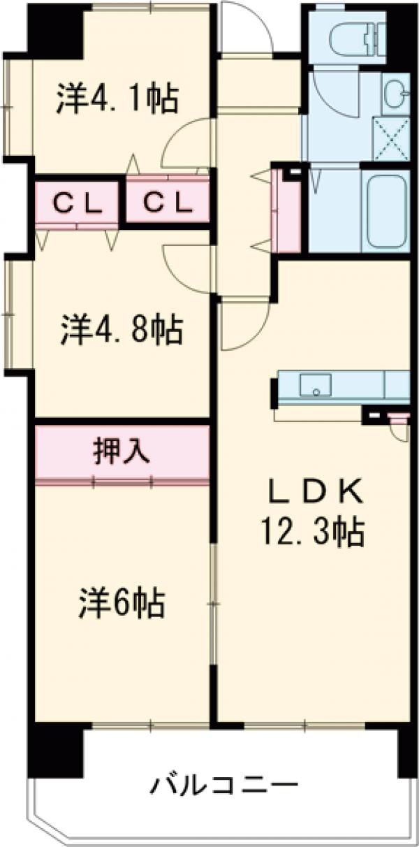 パストラル和泉の間取り