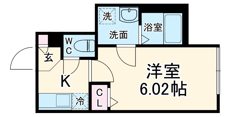 カインドネス所沢久米の間取り