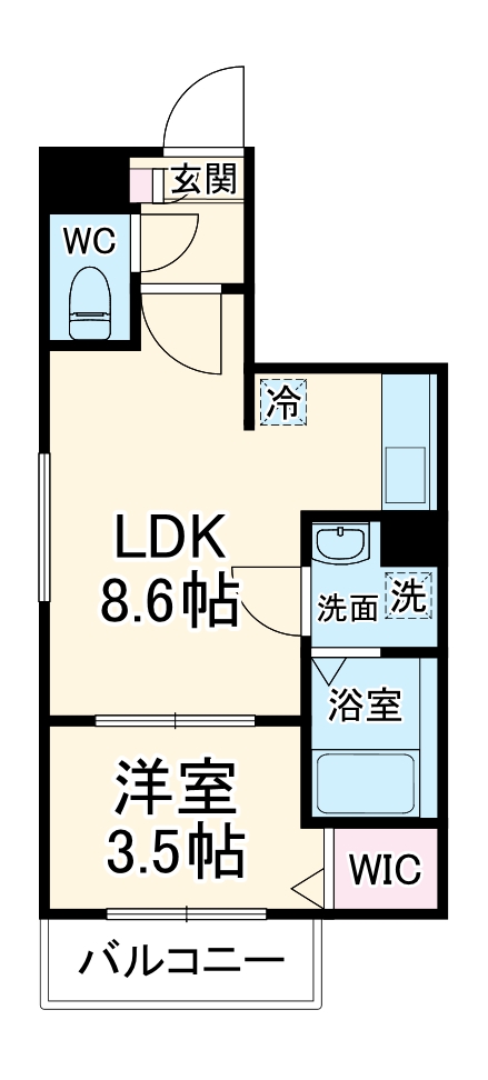 クレイン新瑞橋の間取り