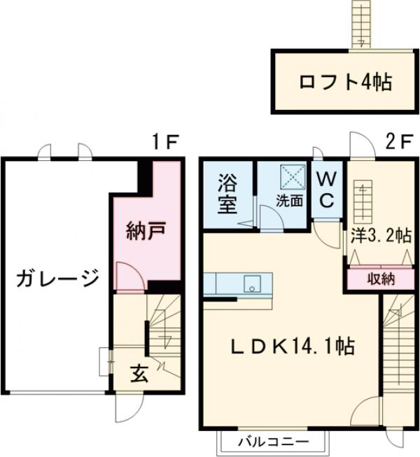 ミッレミリアの間取り
