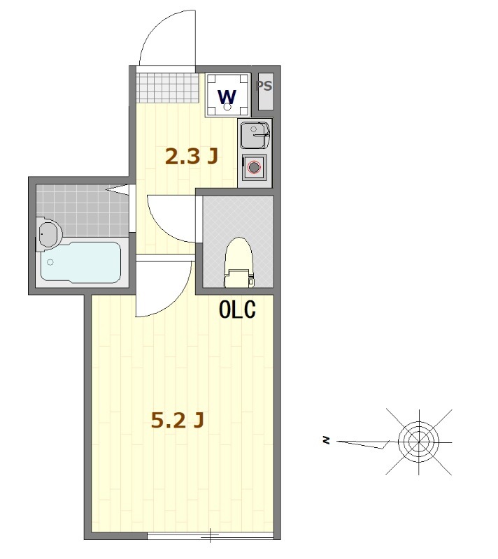 ノーザンロード富士見台の間取り