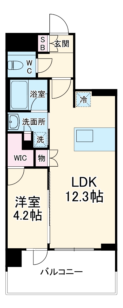 Portside Urban Residenceの間取り