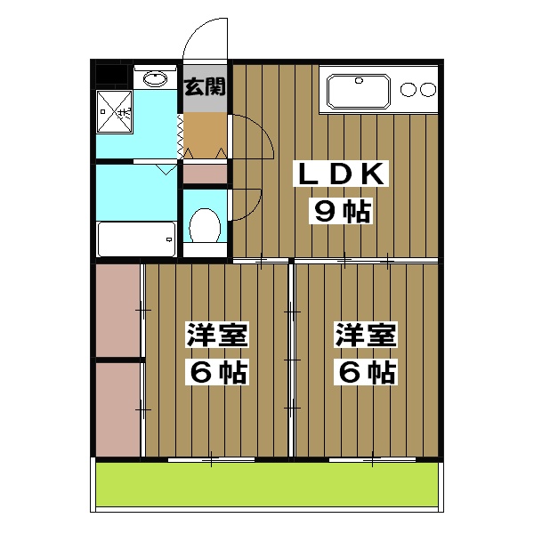 ヴェルナ西京極の間取り