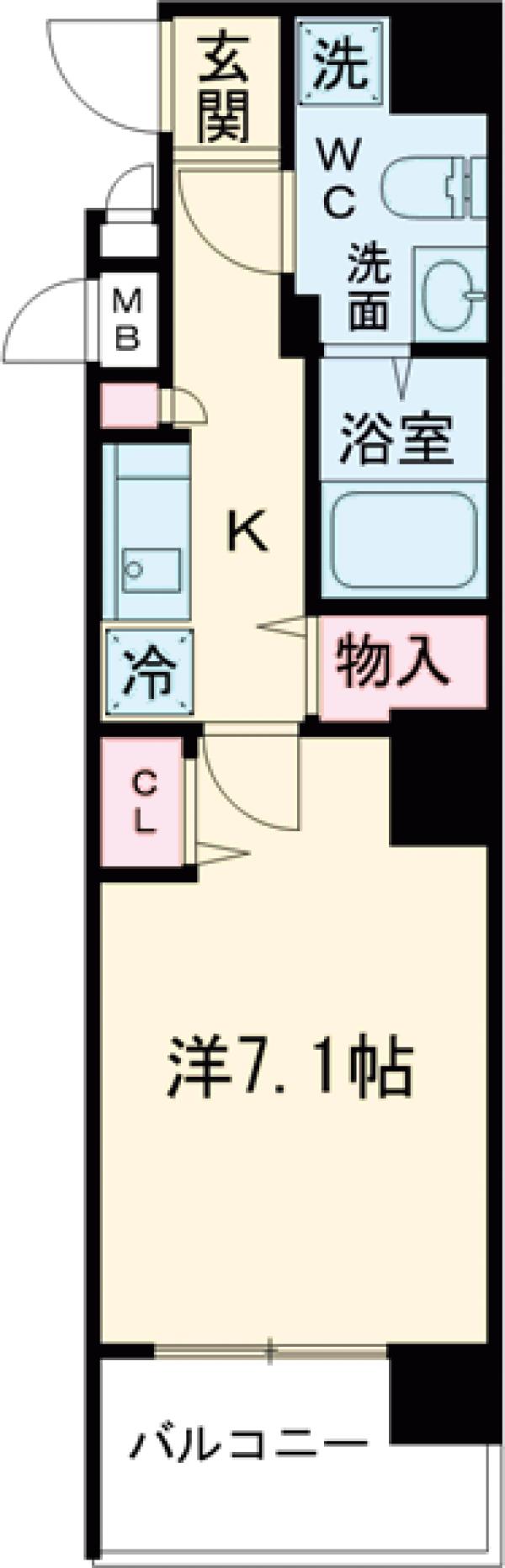 コンフォリア北池袋の間取り