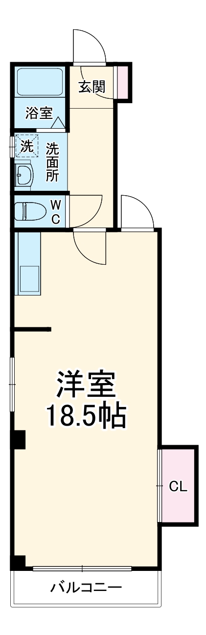 ハイツキンリュウの間取り