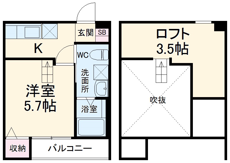 マクト北柏の間取り