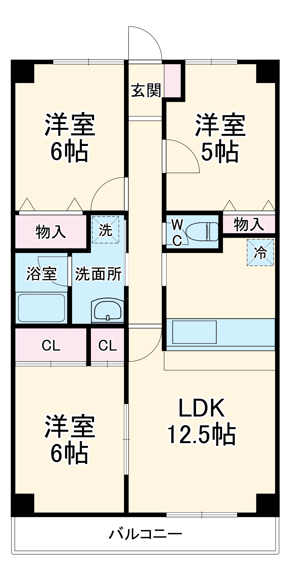 グランシャリオの間取り