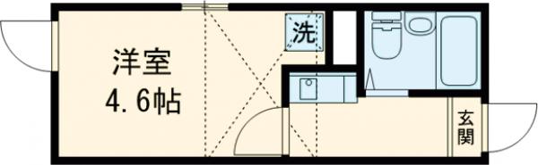 シャンテ谷在家の間取り