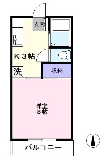 メゾン・グリーンヒルの間取り