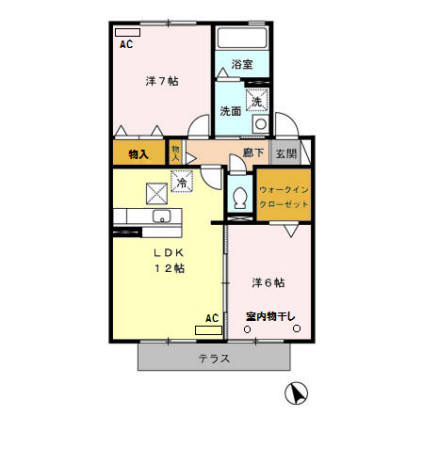 Villa・Ryutaku IIIの間取り