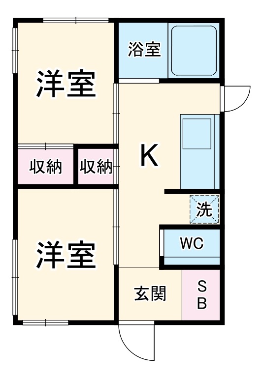 佐藤貸家の間取り