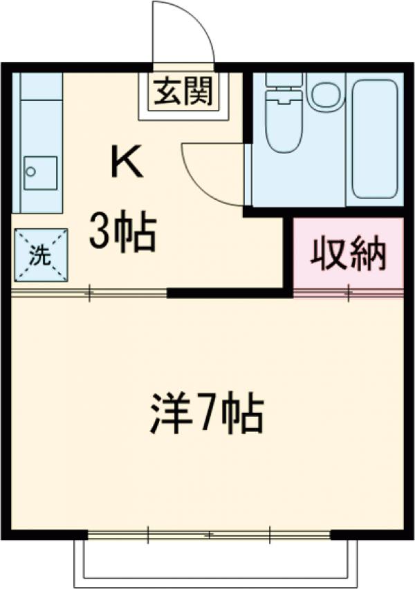 ハイツみのりの間取り