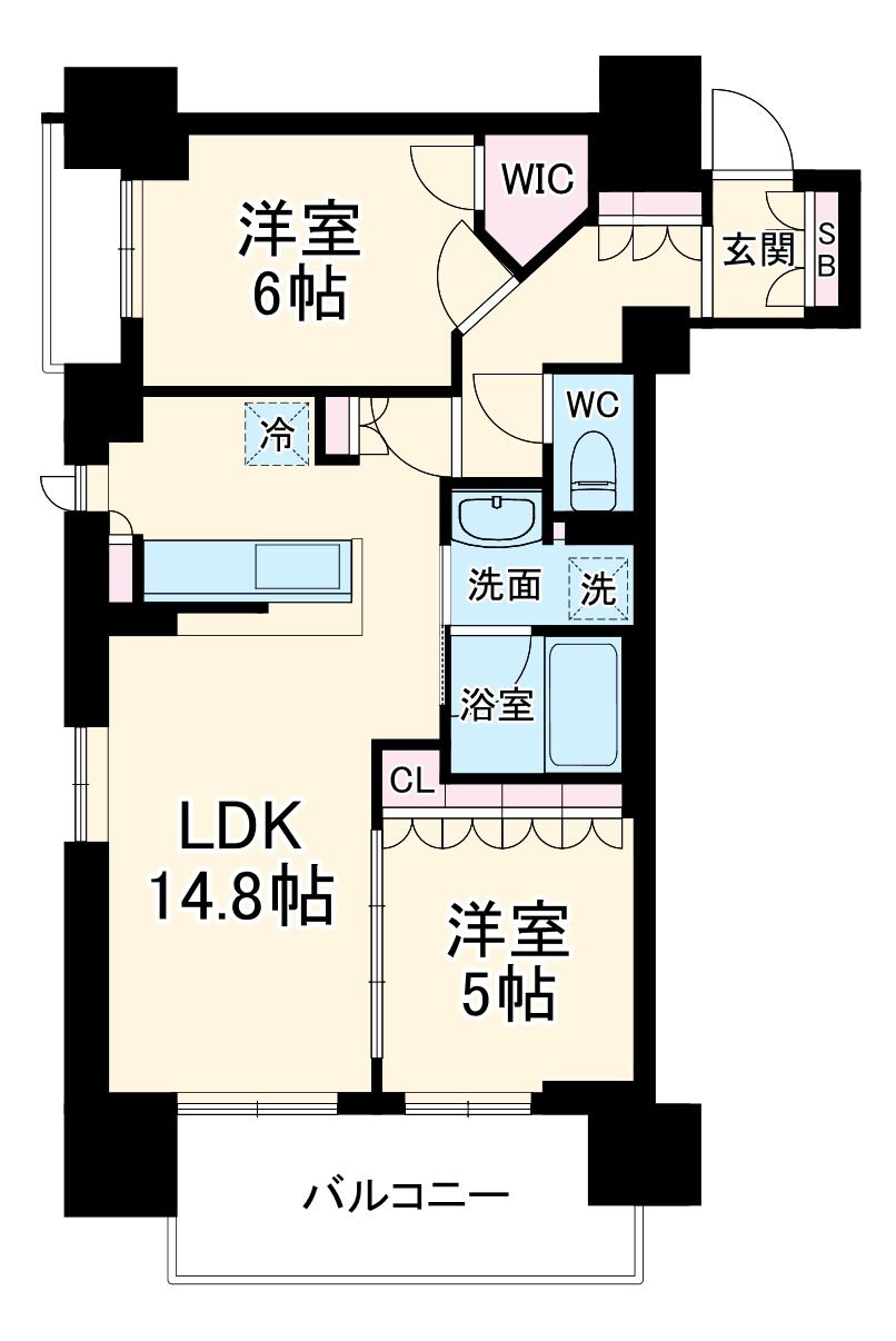 JP noie 同心の間取り