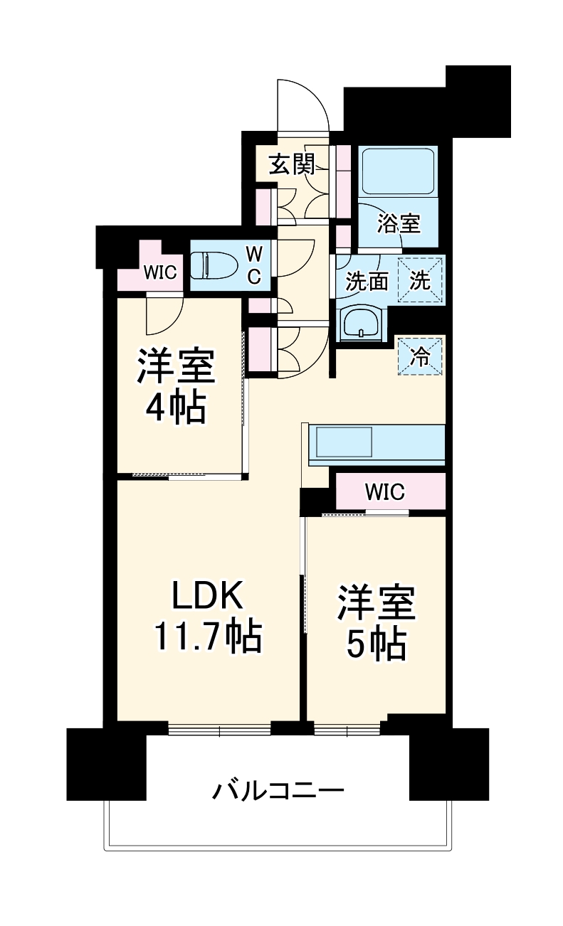 JP noie 同心の間取り