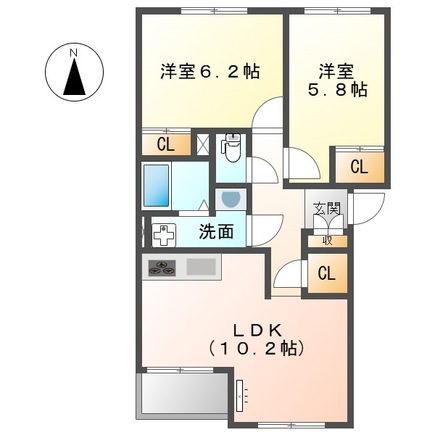 パークサイド住吉の間取り