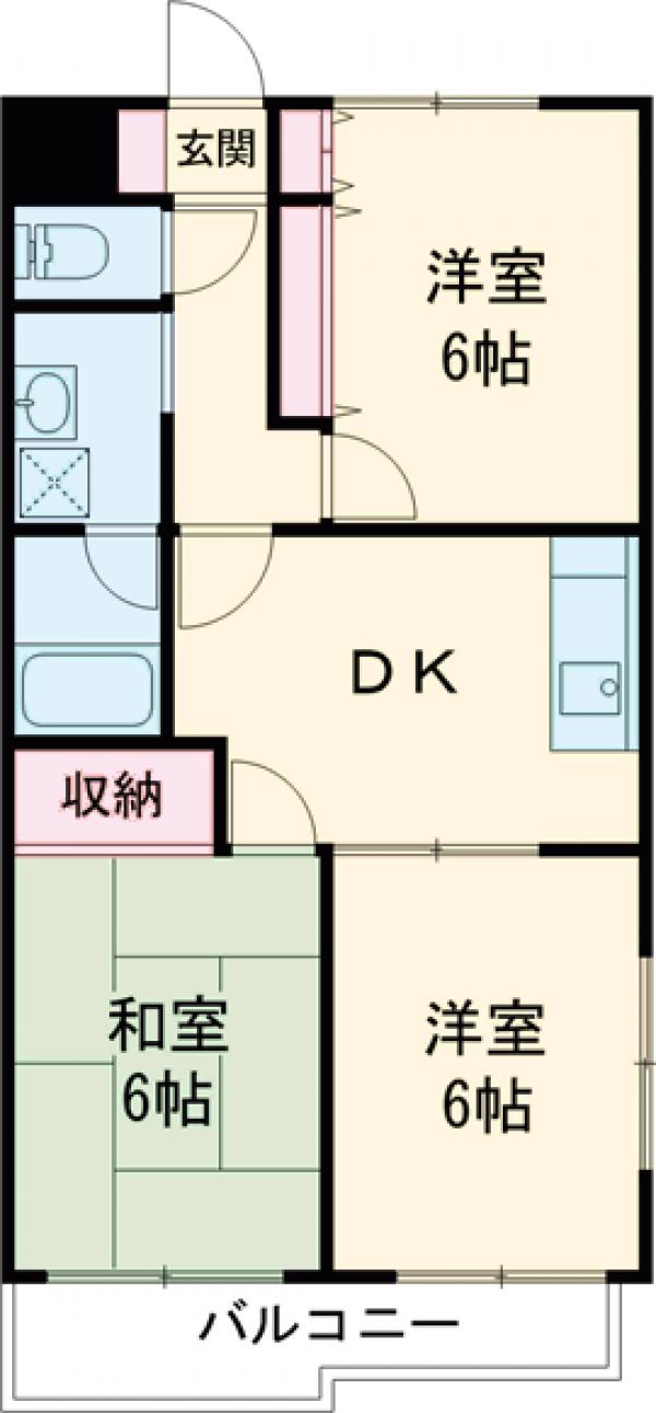 イースタンパレス水戸の間取り