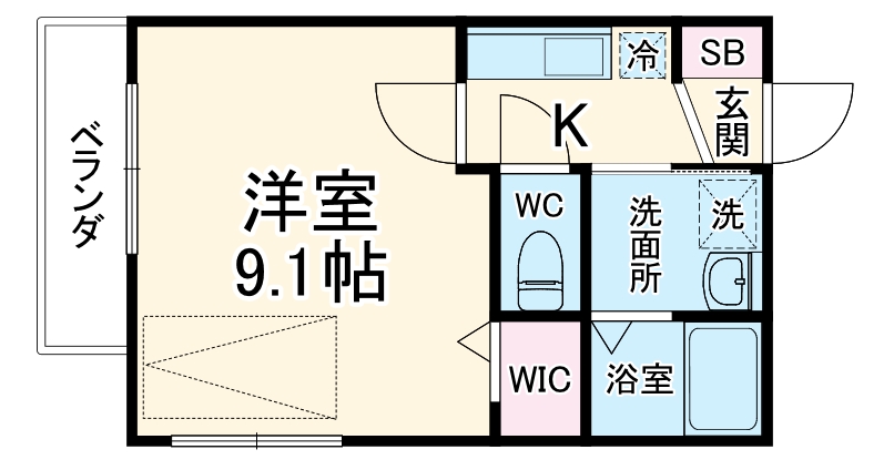 メゾン習志野Ⅰの間取り