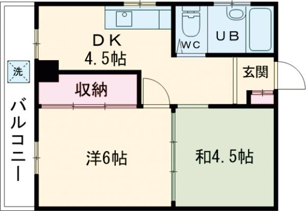 日東ビルの間取り