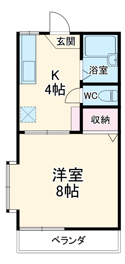 メゾン大浜の間取り