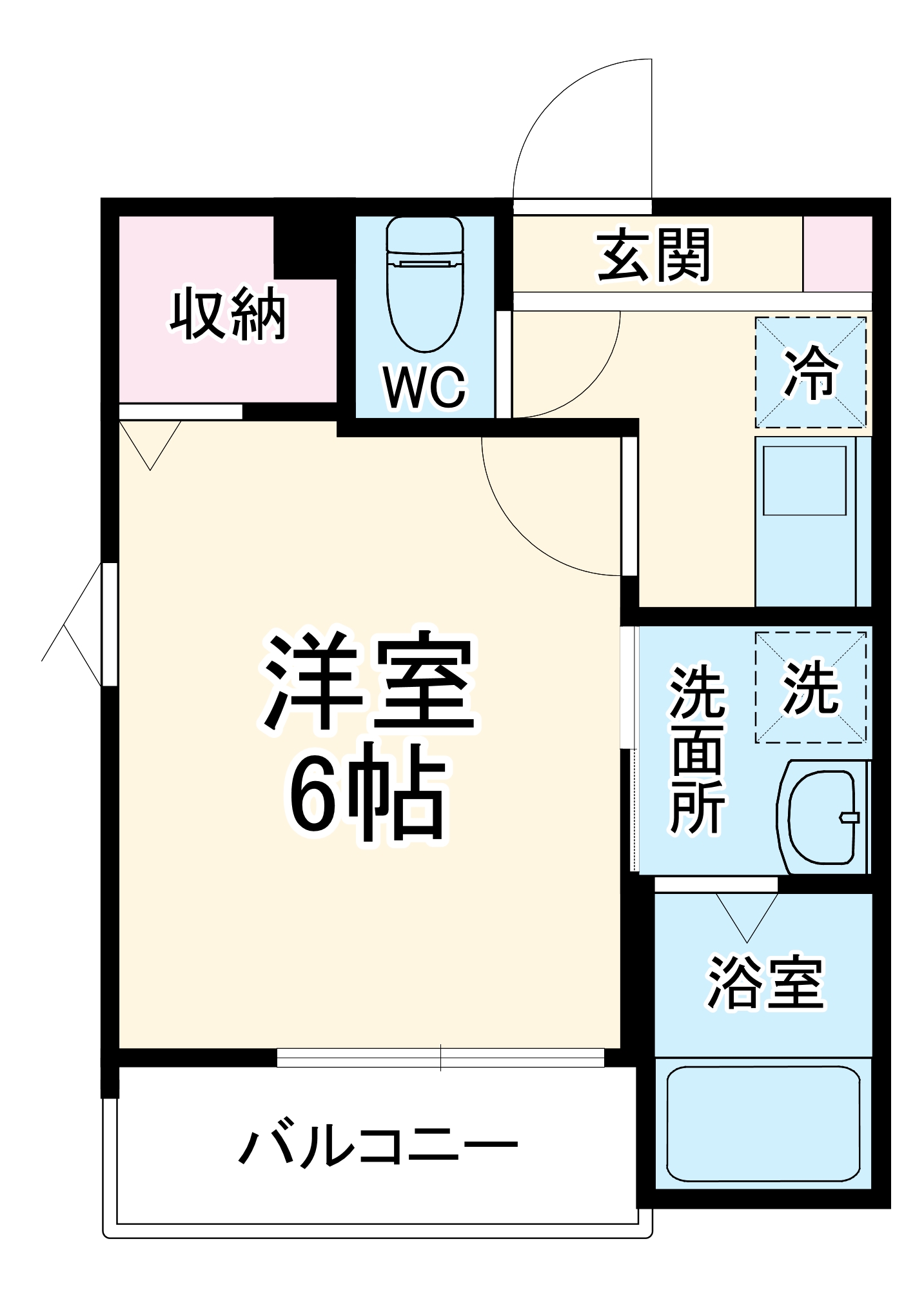MELDIA武里Ⅱの間取り