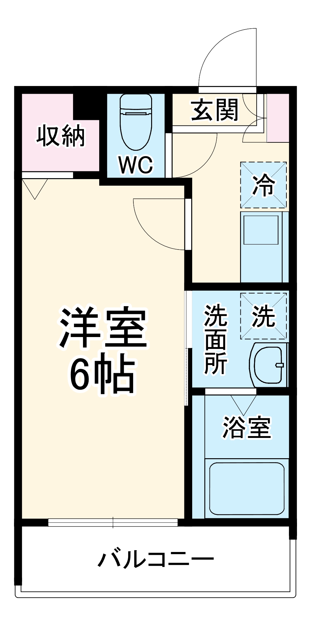 MELDIA武里Ⅱの間取り