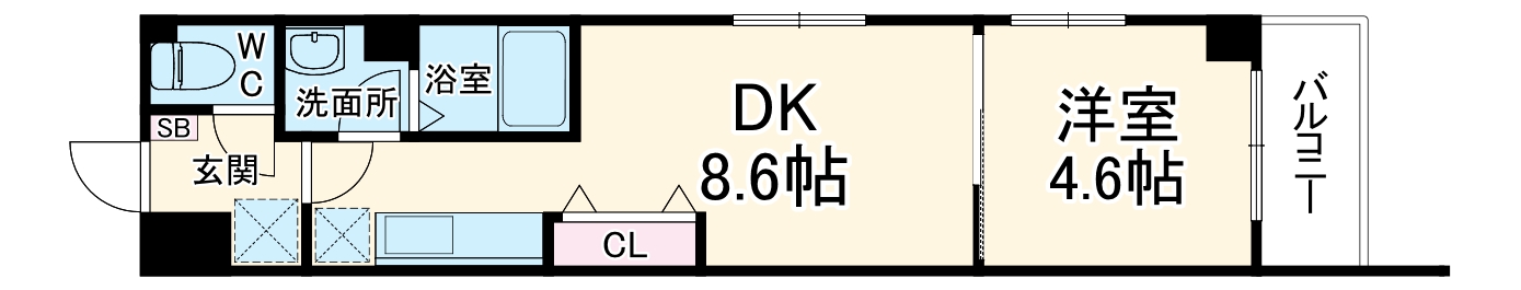 Vista稲毛の間取り