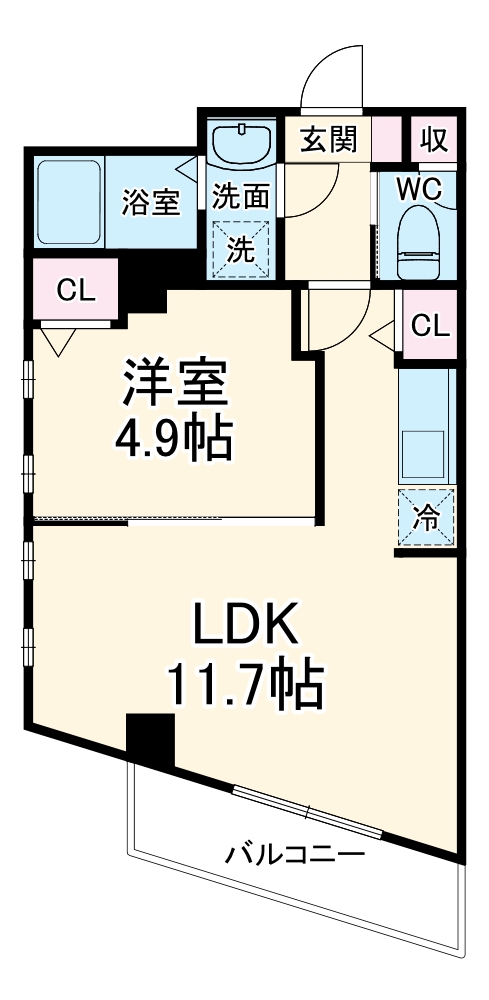 Vista稲毛の間取り