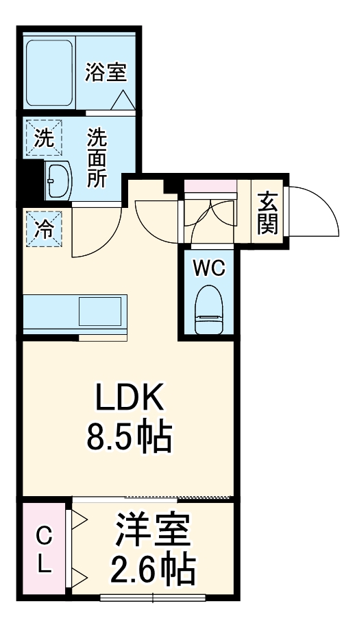 KLEIS西大宮の間取り
