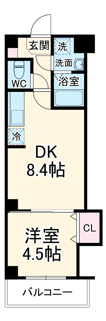 Vista稲毛の間取り