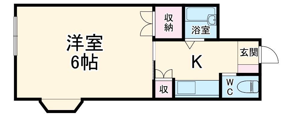 クロノス南矢名2番館の間取り